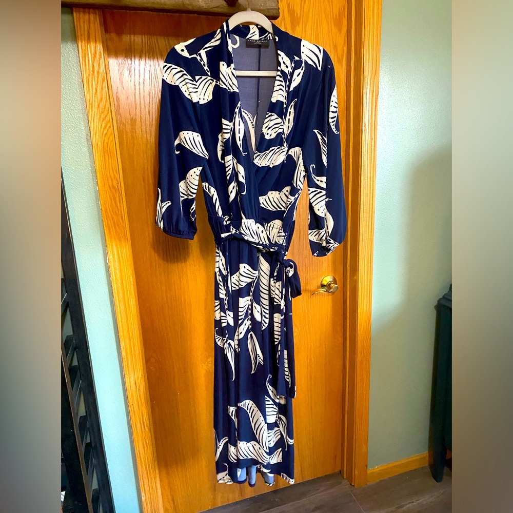 Faux wrap dress
